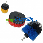 BRENAR Felni tisztító kefekészlet fúrógéphez