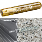 RAWLPLUG Kétkomponensű ragasztógyanta üvegfiolában 8 mm