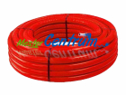 PERFEXIM PERT/AL/PERT Szigetelt ötrétegű cső 16x2 mm piros (100m/tekerecs)