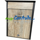 TREZOR Postaláda Posta 1 Fekete + Naturtölgy