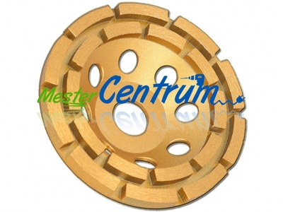 DRAUMET Gyémánt csiszolótányér dupla soros 125 x 22,23 mm #7084