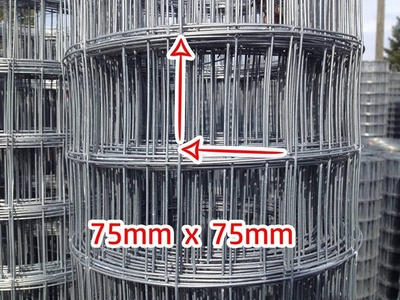 RETI Ponthegesztett kerítés 1200 x 75 x 75 / 1,6 mm